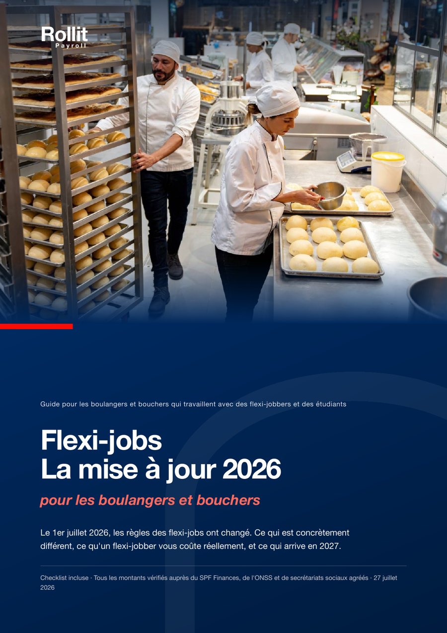 Couverture du guide Flexi-jobs La mise à jour 2026 pour les boulangers et bouchers